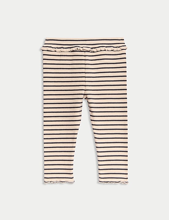 2pc Cotton Rich Striped Outfit (0-3 Yrs)