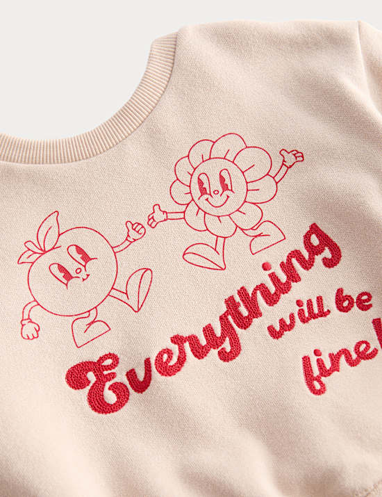 2pc Cotton Rich Graphic Top and Jeans Outfit (0 Mths-6 Yrs)