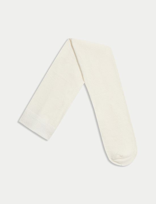 3pc Cotton Rich Spot Dress Outfit with Tights (0-3 Yrs)