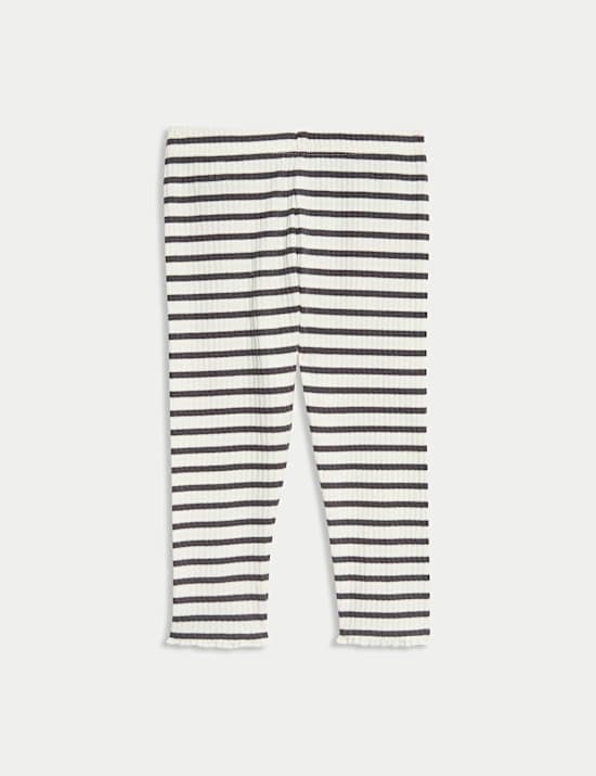 Ensemble 2 pièces en coton avec top et bas à motif fleuri (jusqu’au 6 ans)