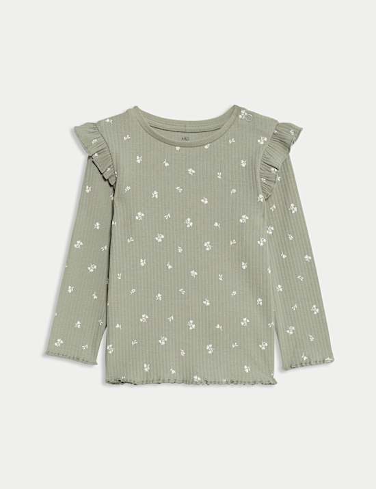 2pc Cotton Rich Ditsy Top & Bottom Outfit (0-6 Yrs)