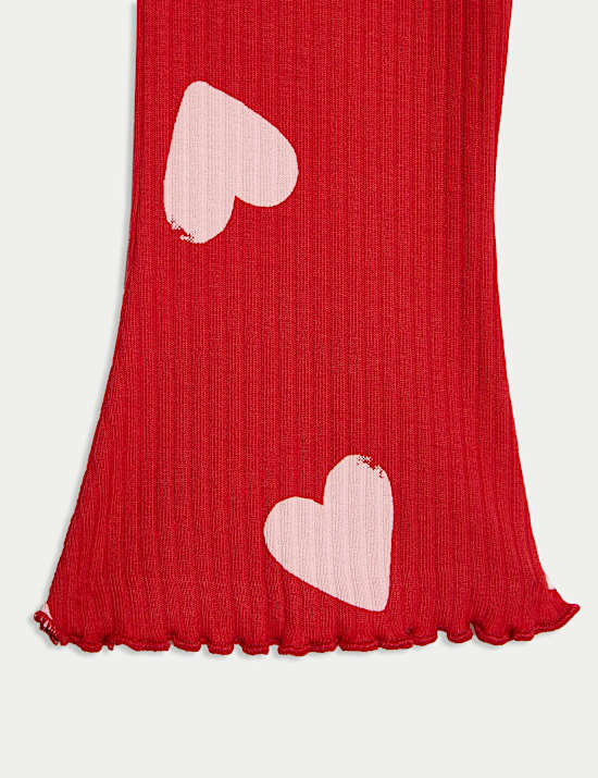2pc Cotton Rich Heart Top & Bottom Outfit (0-6 Yrs)