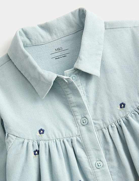 2pc Pure Cotton Cord Dress (0 Mths-6 Yrs)