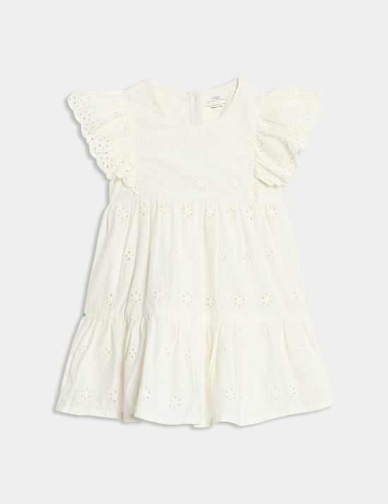 Cotton Embroidered Dress