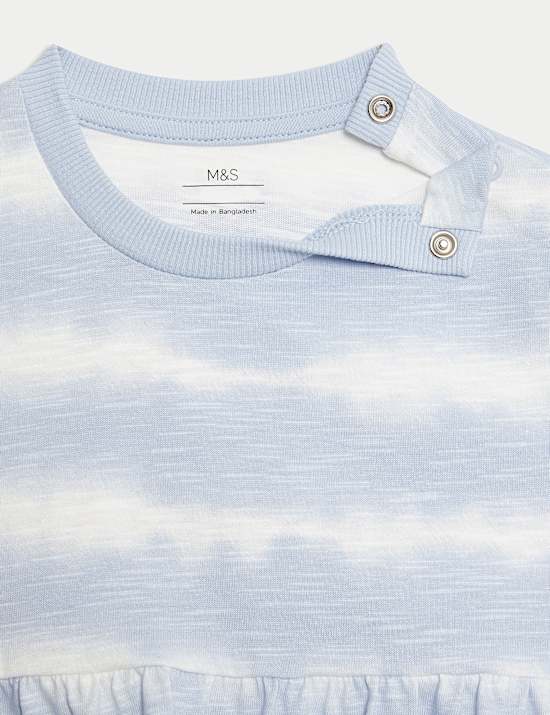 Robe en jersey tie dye 100&nbsp;% coton (jusqu’au 3&nbsp;ans)