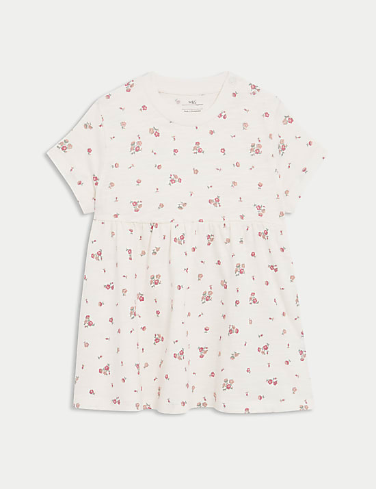 Jersey Ditsy Floral Dress (0-3 Yrs)