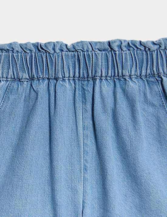 2-delige outfit van zuiver katoen met broderie (0-6 jaar)