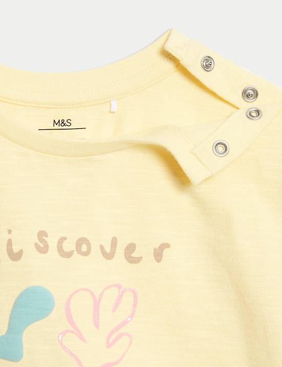 2pc Cotton Rich Striped Outfit (0-3 Yrs)