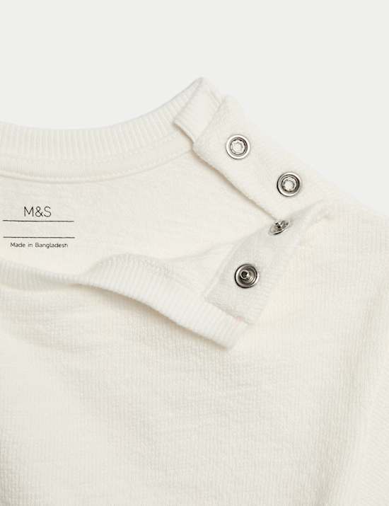 2pc Cotton Rich Embroidered Bibshort Outfit (0-2 Yrs)