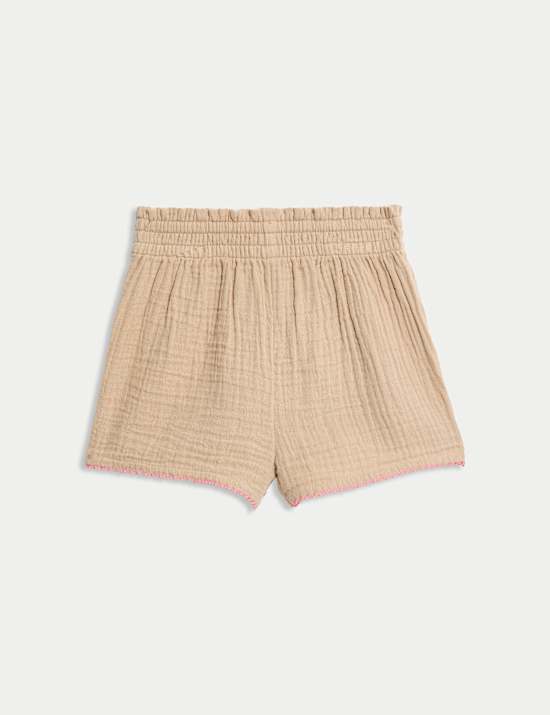 2pc Pure Cotton Frill Shorts Outfit (0-3 Yrs)