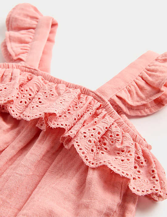 סרבל מכותנה טהורה (0-&rlm;3 שנים)