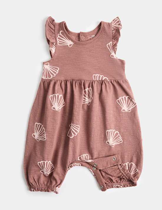 Pure Cotton Shell Romper (0-3 Yrs)