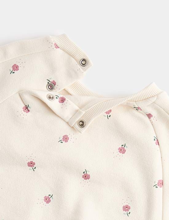 2 Piece Floral Sweatshirt & Wide Leg Joggers (0-5 Yrs)