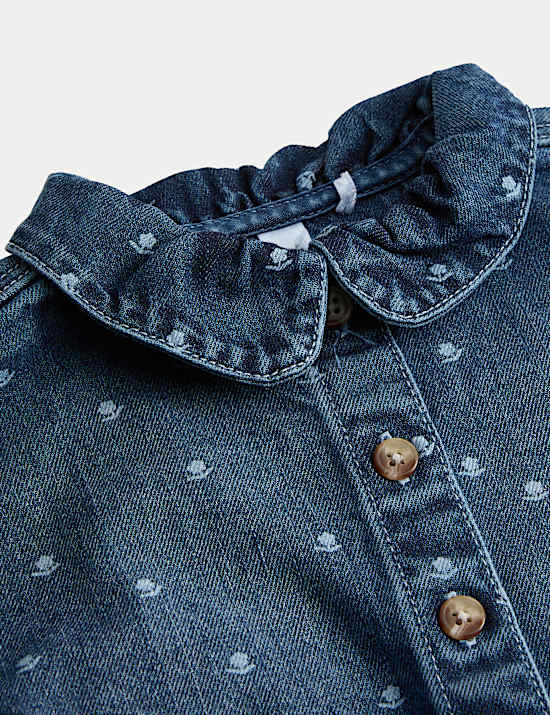 2pc Pure Cotton Denim Outfit (0-6 Yrs)