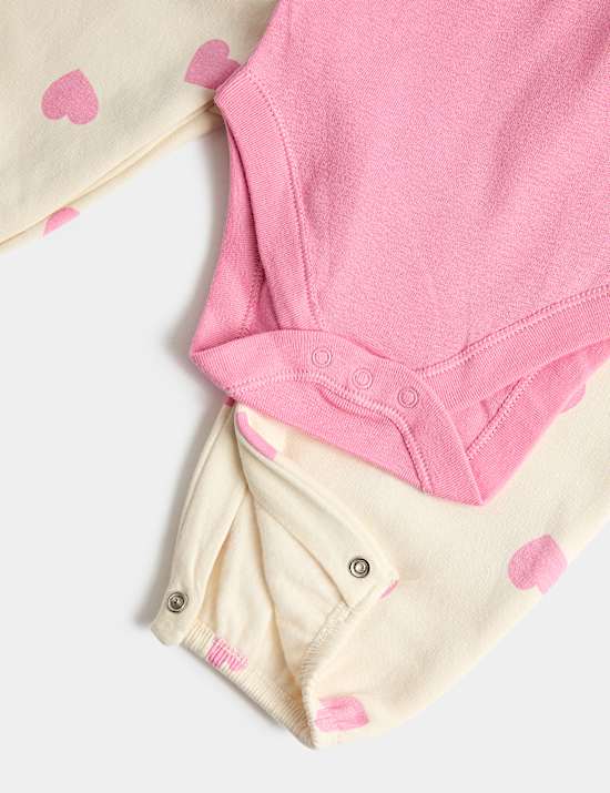 2pc Heart Dungaree and Bodysuit (0-3 Yrs)