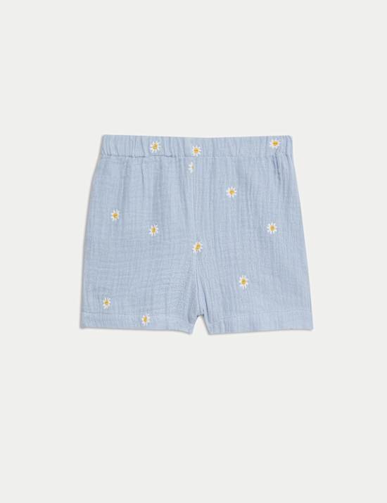 2pc Pure Cotton Embroidered Outfit (0-3 Yrs)