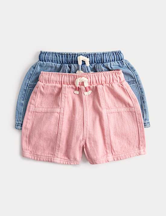 2 Pack Denim Shorts (0 Months-5 Years)