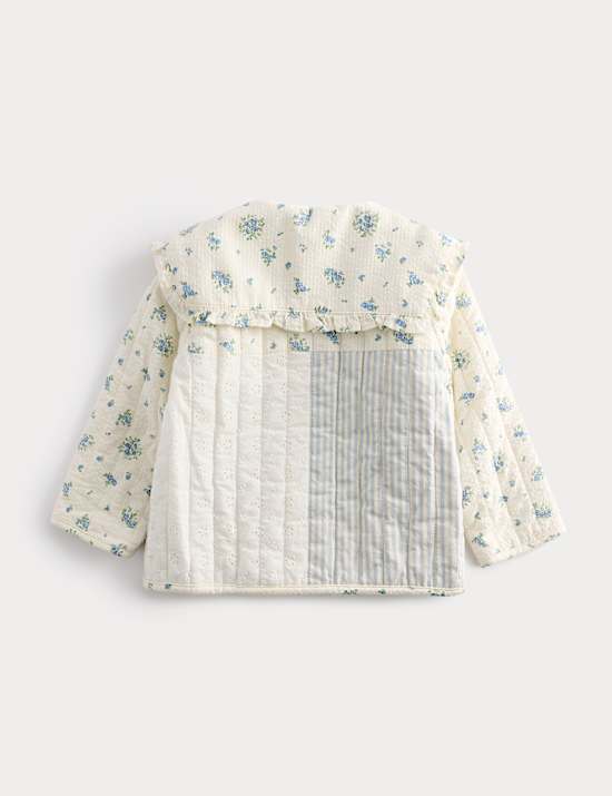 Pure Cotton Patchwork Jacket (0-5 Yrs)