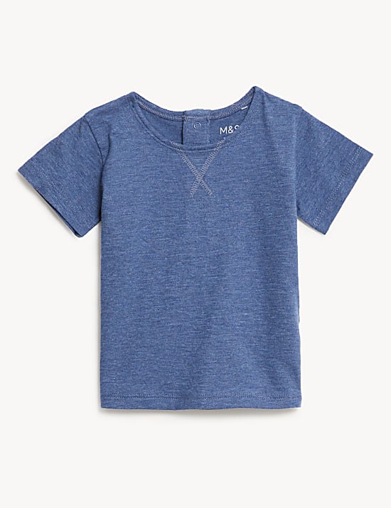 T-Shirt &alpha;&pi;ό 100% &beta;&alpha;&mu;&beta;ά&kappa;&iota;, &sigma;&epsilon;&tau; &tau;&omega;&nu; 3 (0-3 &epsilon;&tau;ώ&nu;)