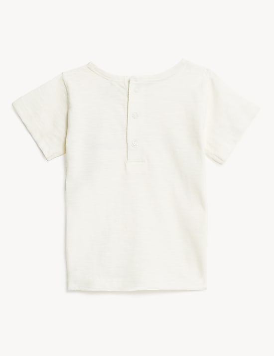 T-Shirt &alpha;&pi;ό 100% &beta;&alpha;&mu;&beta;ά&kappa;&iota;, &sigma;&epsilon;&tau; &tau;&omega;&nu; 3 (0-3 &epsilon;&tau;ώ&nu;)