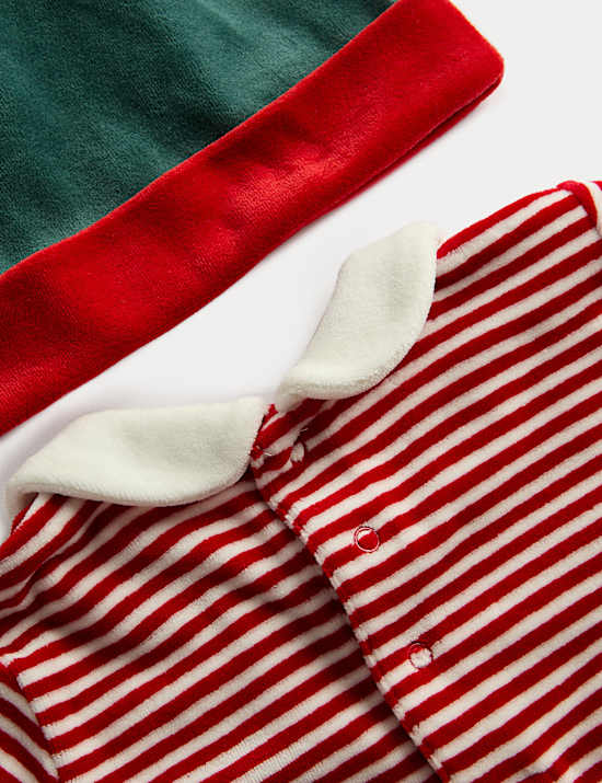 3 potong Pakaian bahan Katun Peri Natal (0 - 3 Thn)