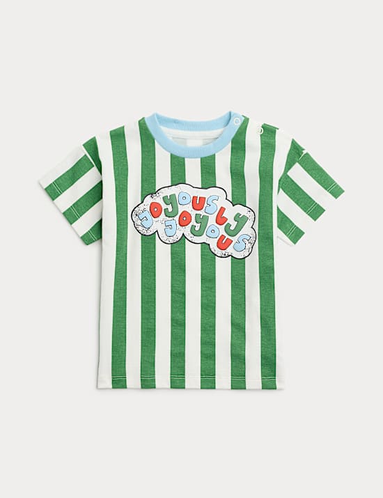 Pure Cotton Joyous Graphic T-Shirt (0-3 Yrs)
