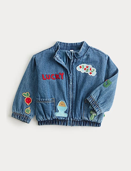 Embroidered Badge Denim Jacket (0-5 Years)