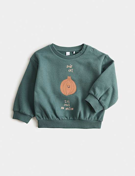 Cotton Rich Onion Sweatshirt (0-5 Yrs)