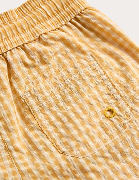 Karovan&eacute; koupac&iacute; &scaron;ortky z mačkan&eacute;ho materi&aacute;lu (0&ndash;3 roky)