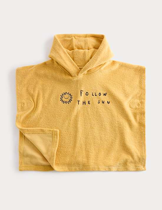 Pure Cotton Follow The Sun Poncho (0-3 Yrs)