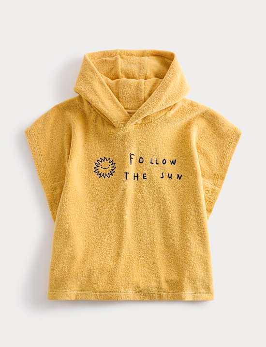 Pure Cotton Follow The Sun Poncho (0-3 Yrs)