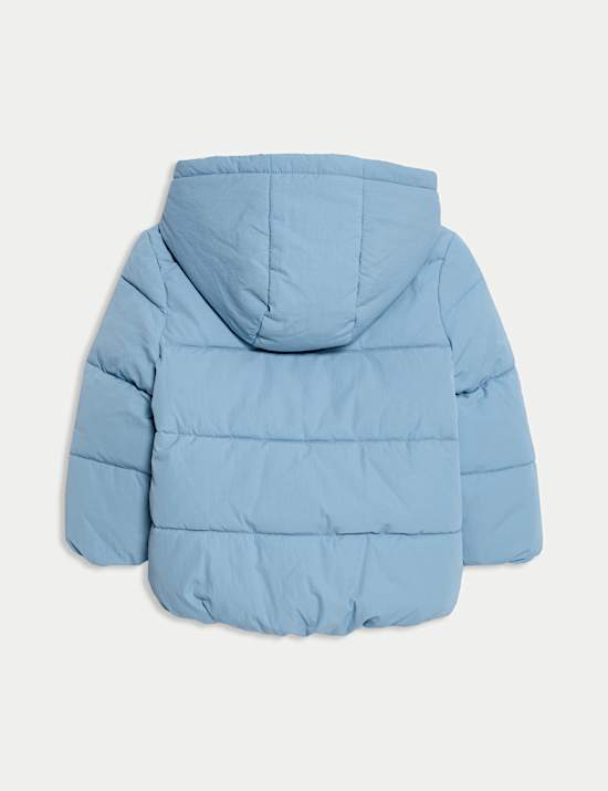 Lehký zateplený kabátek s kapucí (0–3 roky)