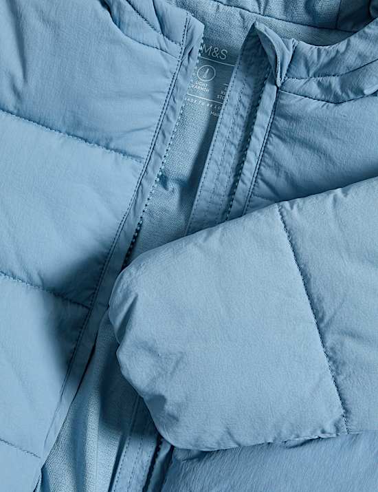 Lehký zateplený kabátek s kapucí (0–3 roky)