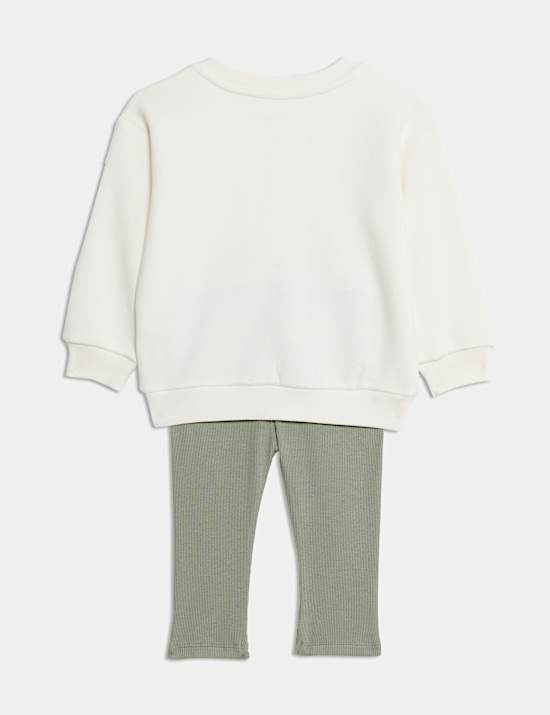 2pc Cotton Rich Mickey Mouse&trade; Outfit (0-3 Yrs)