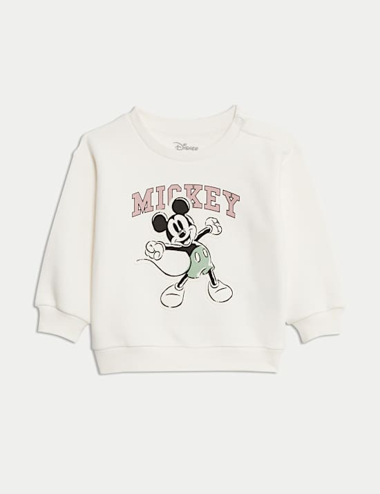 2pc Cotton Rich Mickey Mouse&trade; Outfit (0-3 Yrs)