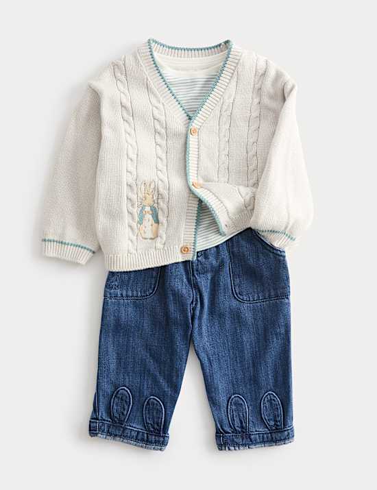 3pc Peter Rabbit&trade; Outfit (0-3 Yrs)