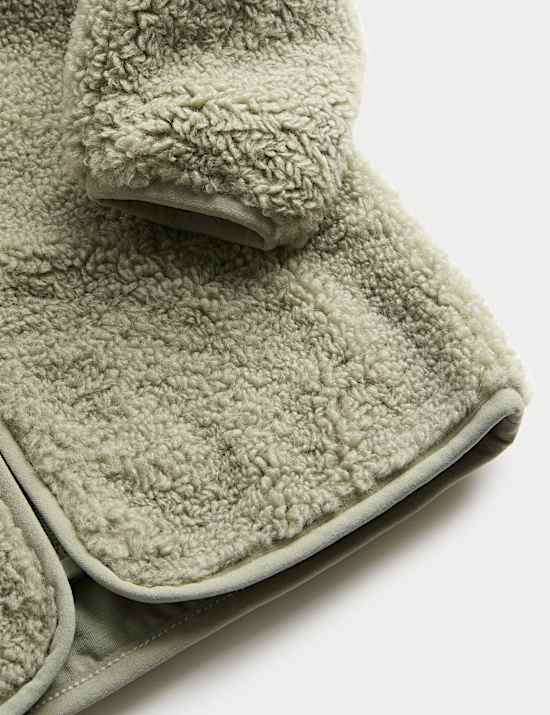 Borg Pocket Hooded Jacket (0-3 Yrs)