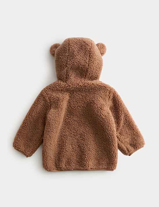 Borg Pocket Hooded Jacket (0-3 Yrs)