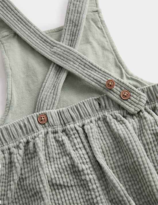 2pc Peter Rabbit™ Cord Dungarees and Top Outfit (0 Mths-3 Yrs)