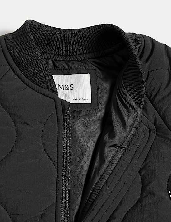 Prošívaná módní bunda (0–6 let)