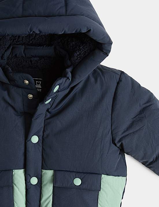Midweight Padded Hooded Coat (0-5 Yrs)