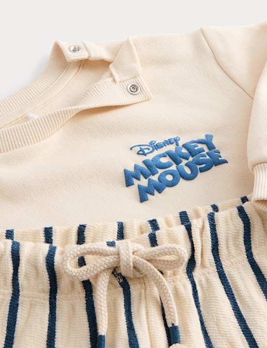 2-delige outfit met Mickey Mouse™-sweatshirt (0-3 jaar)