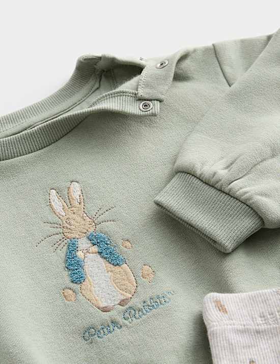 2pc Cotton Rich Peter Rabbit™ Sweat Outfit (0-3 Yrs)