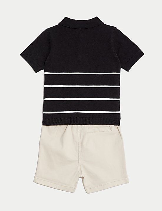 2pc Striped Outfit (0-3 Yrs)