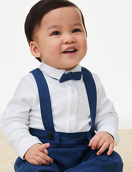 2pc Cotton Rich Top & Bottom Outfit (0-3 Yrs)