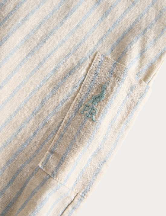 3 Piece Peter Rabbit&trade; Stripe Bibshort Outfit (0-3 Years)