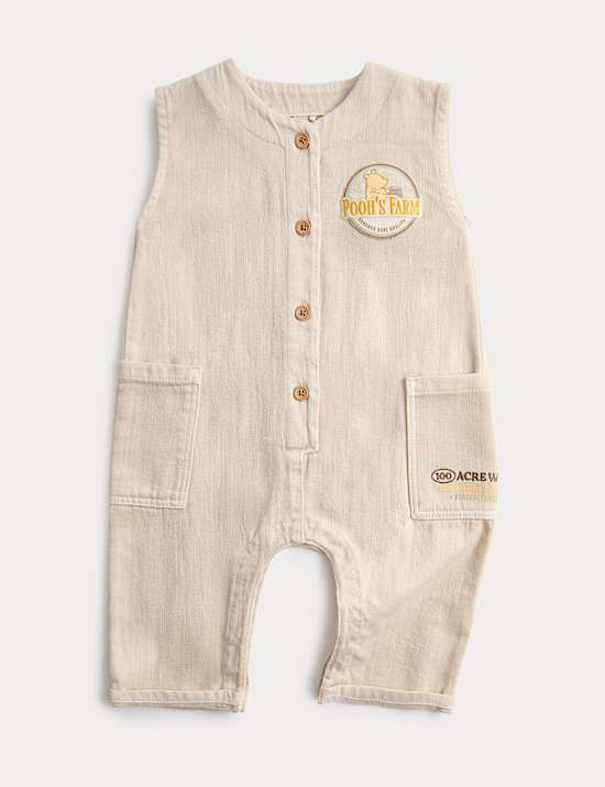 Cotton Rich Winnie the Pooh&trade; Romper (0-3 Yrs)