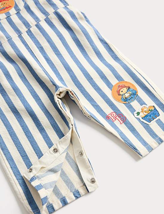 Ensemble 2 pi&egrave;ces salopette et top &agrave; motif Paddington&trade; (jusqu&rsquo;au 3 ans)