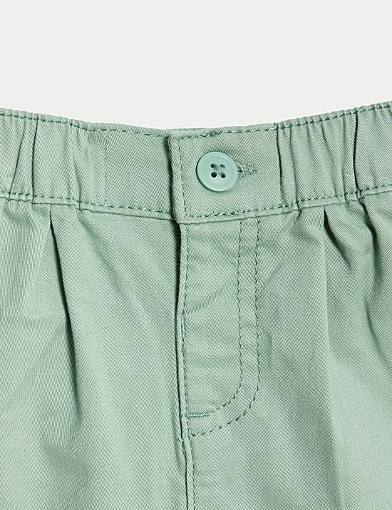 2 Potong Pakaian Bahan Katun Atasan & Bawahan (0-3 Thn)