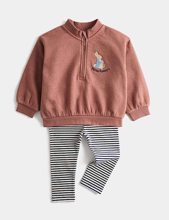 Cotton Rich Peter Rabbit&trade; Sweat Outfit (0-3 Yrs)